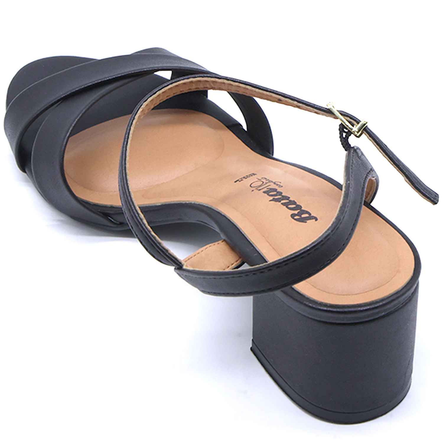 BR Black Criss Cross Sandal