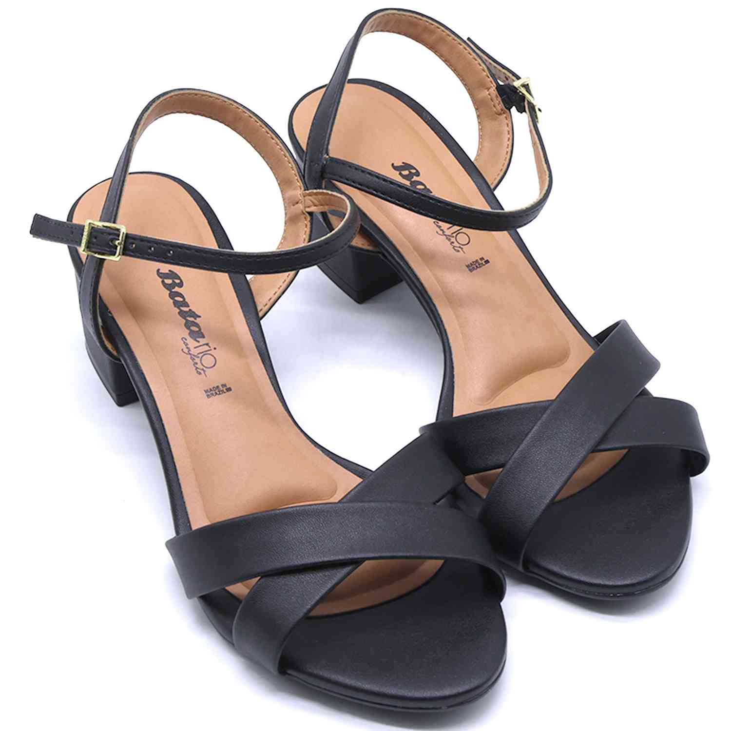 BR Black Criss Cross Sandal