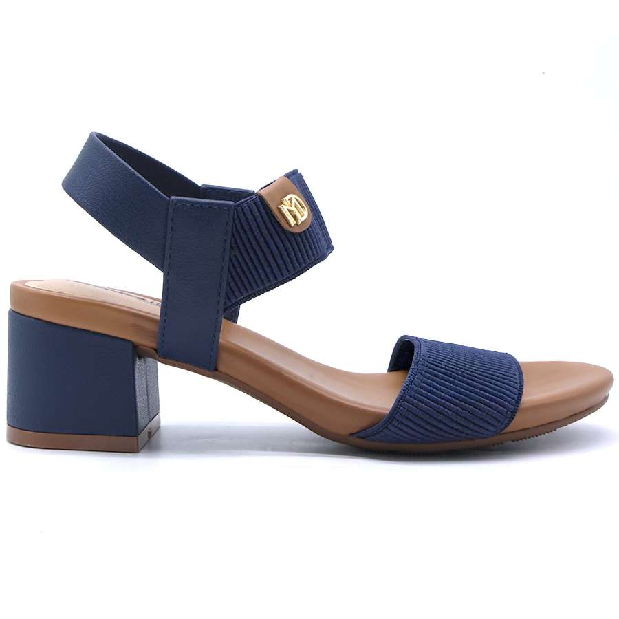 BR Navy Elastic Sandal