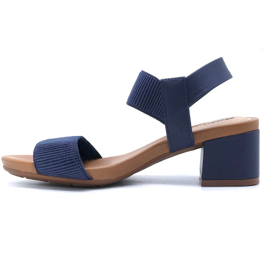 BR Navy Elastic Sandal
