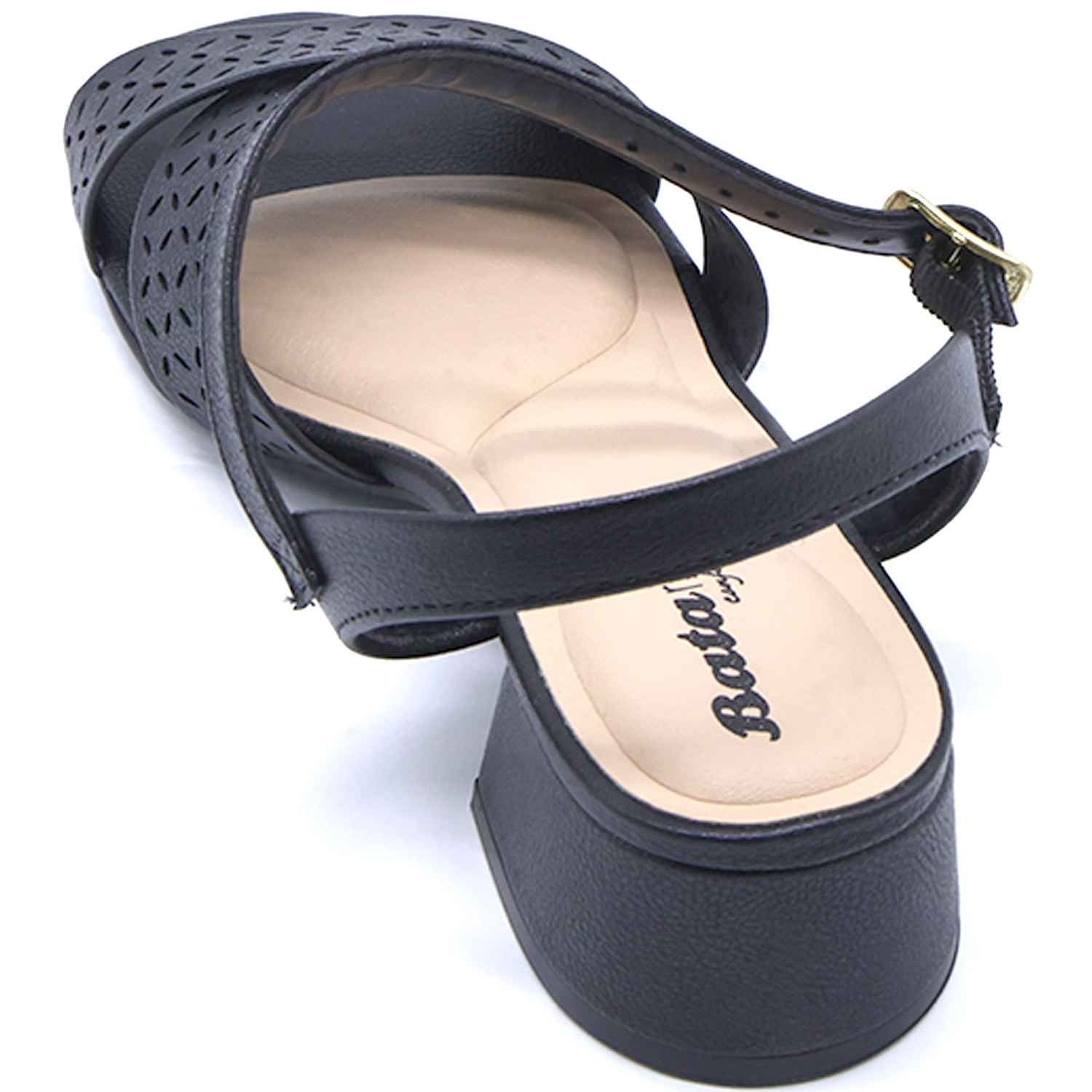 BR Black Lasered Sandal