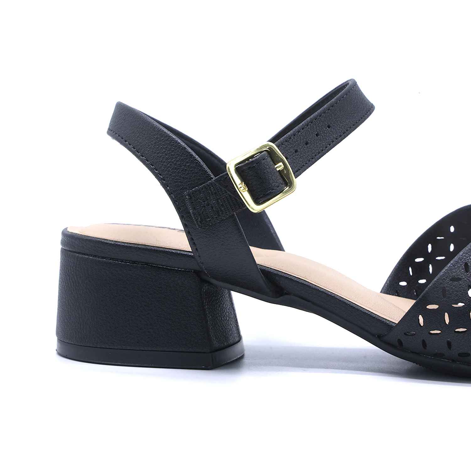 BR Black Lasered Sandal