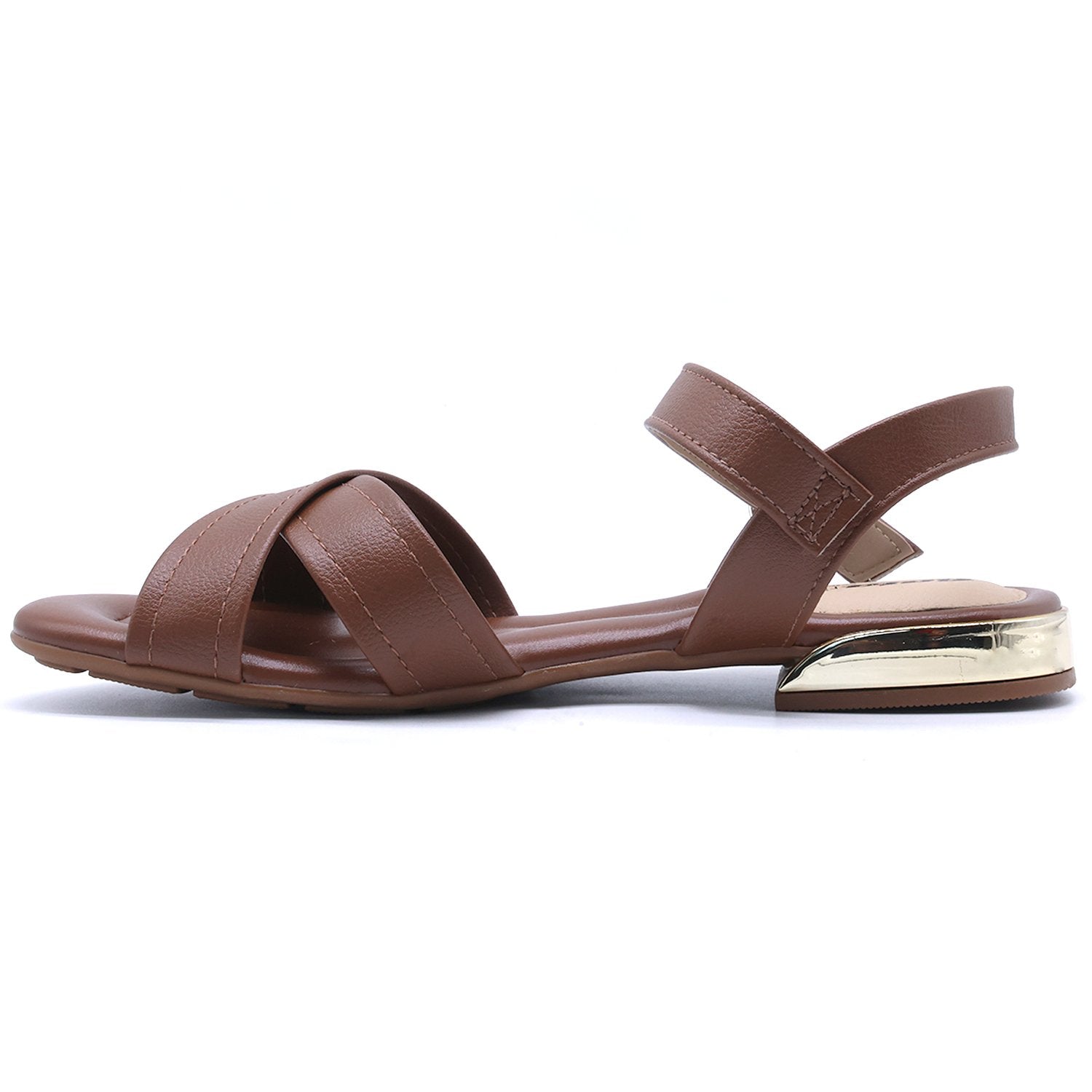 BR CROSSOVER BROWN SANDALS