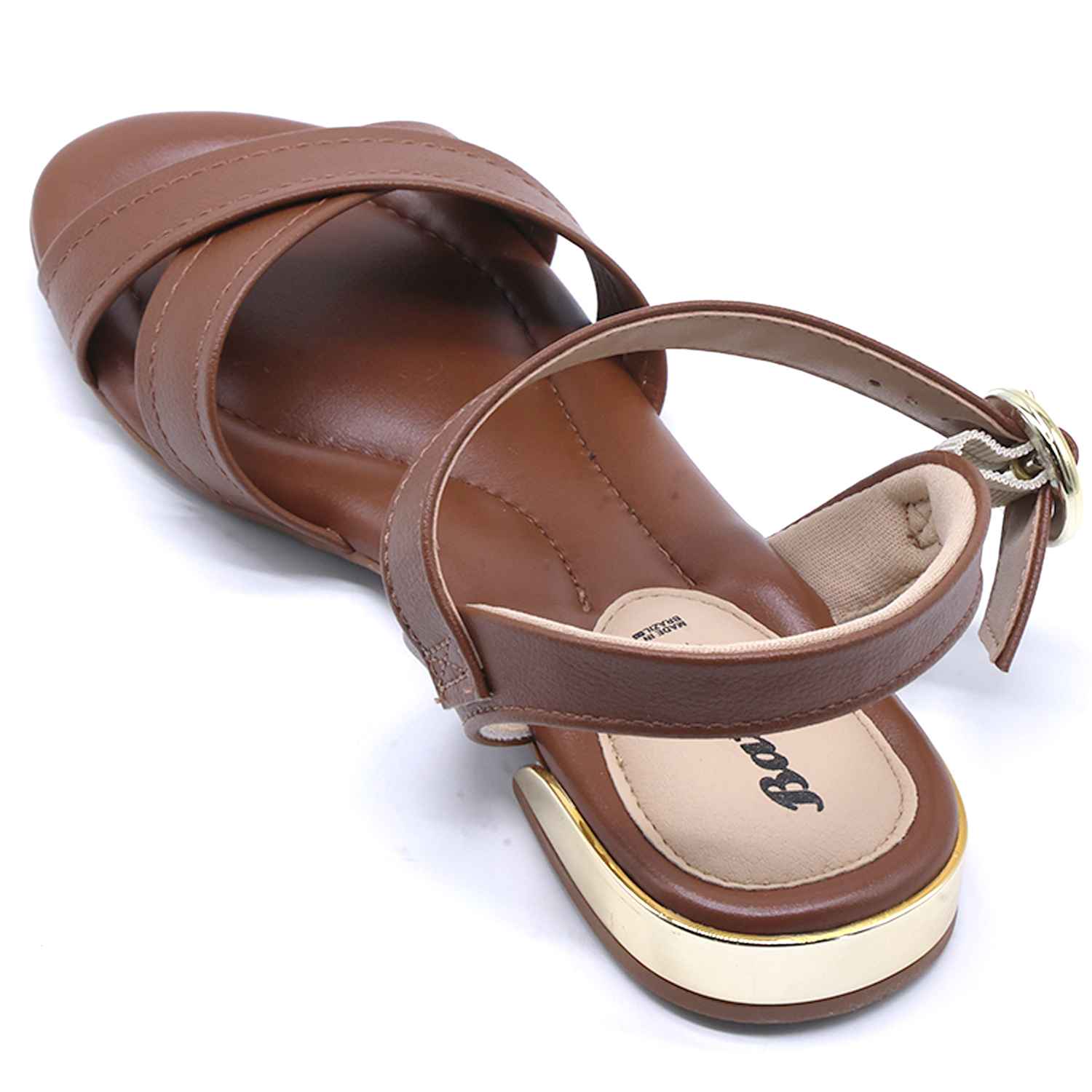 BR CROSSOVER BROWN SANDALS