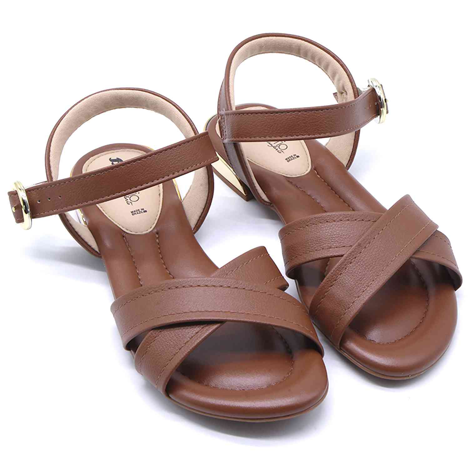 BR CROSSOVER BROWN SANDALS