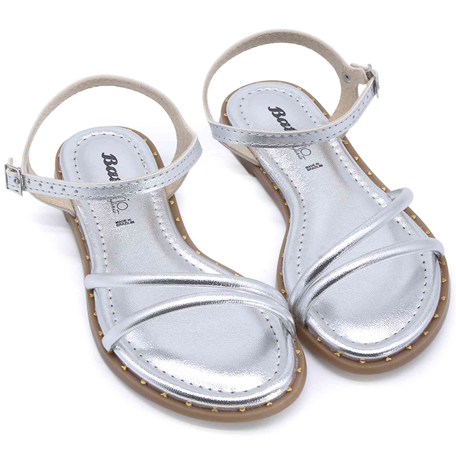 BR Silver Strappy Sandal