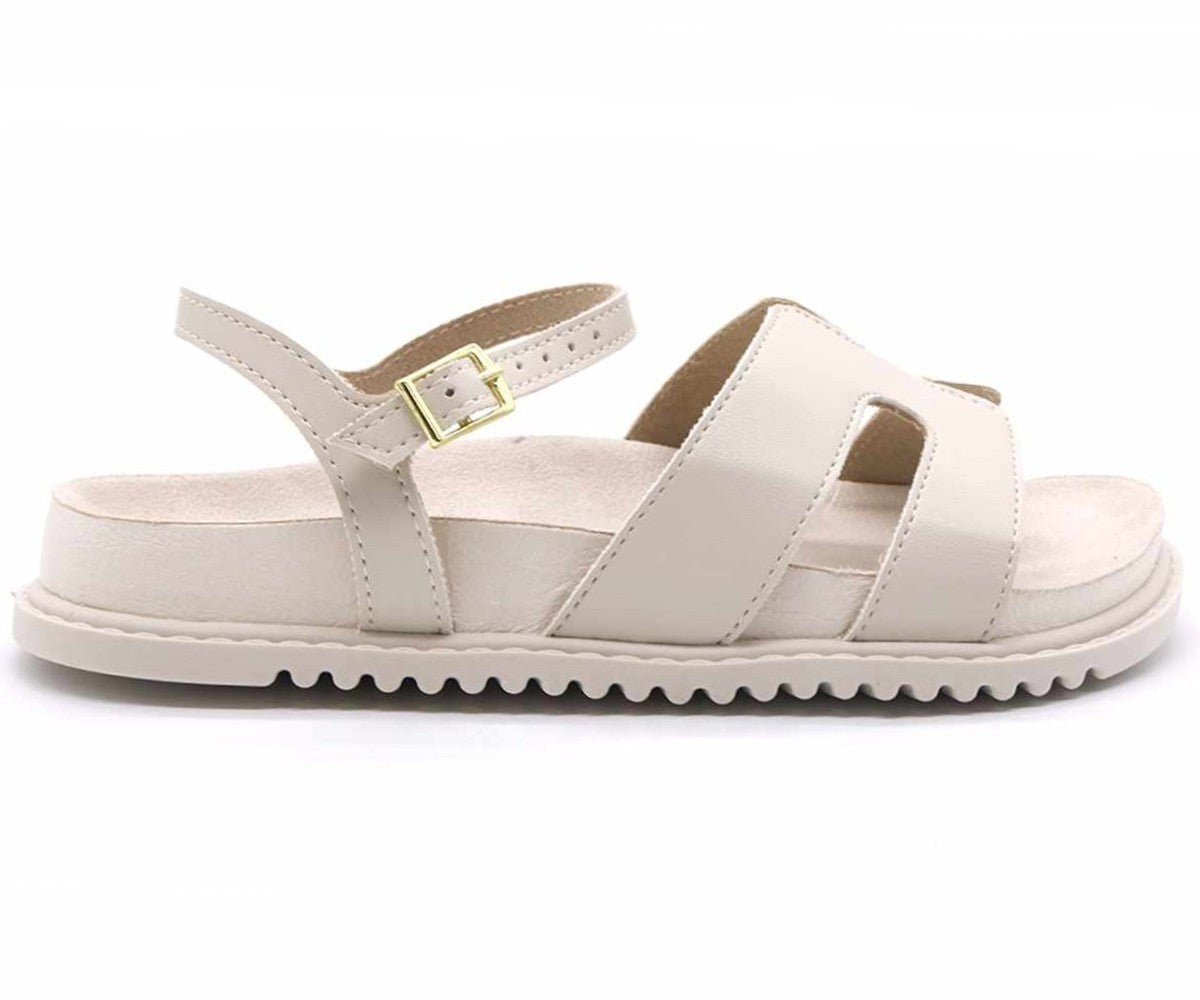 BR White Cutout Sandal