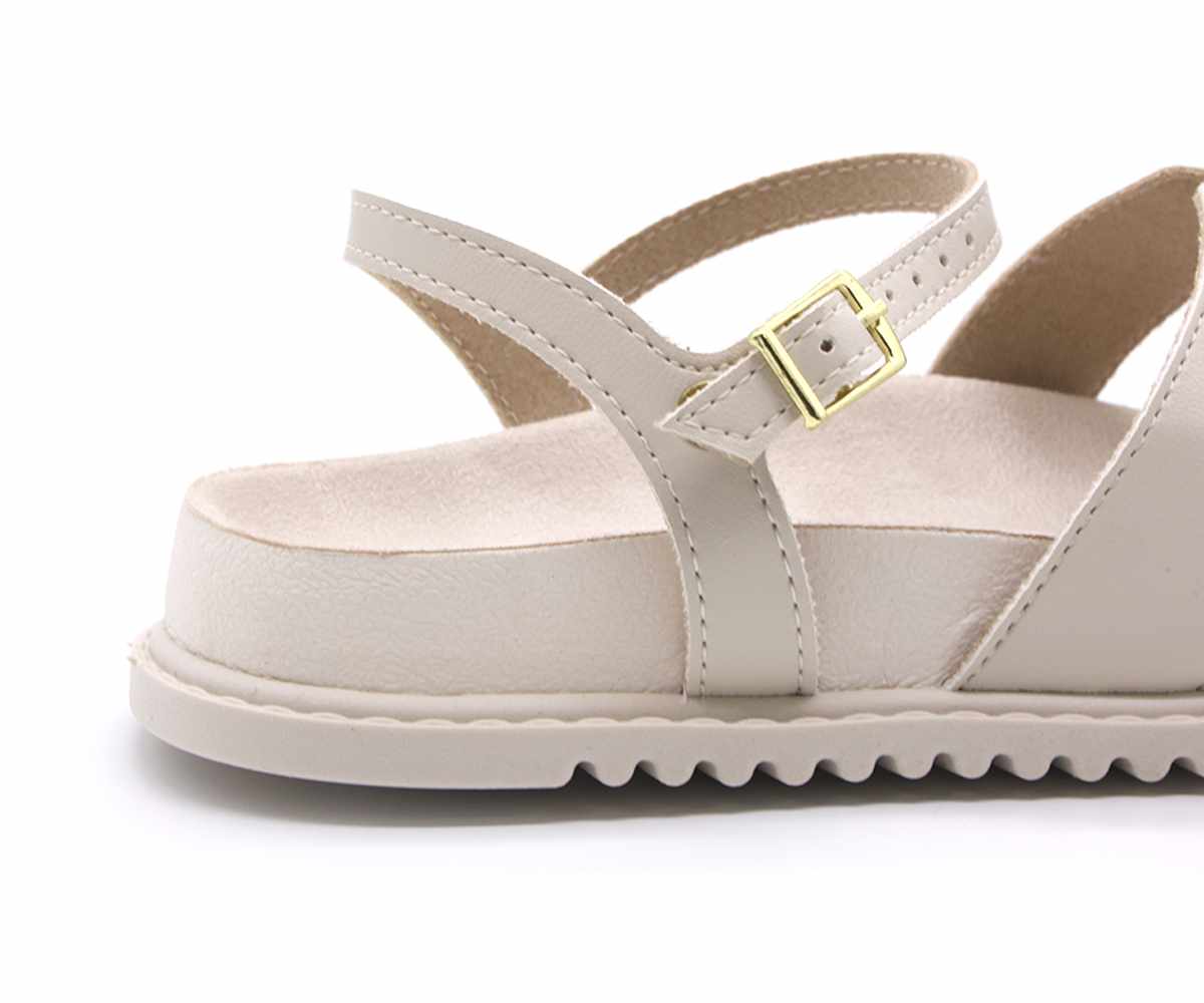 BR White Cutout Sandal