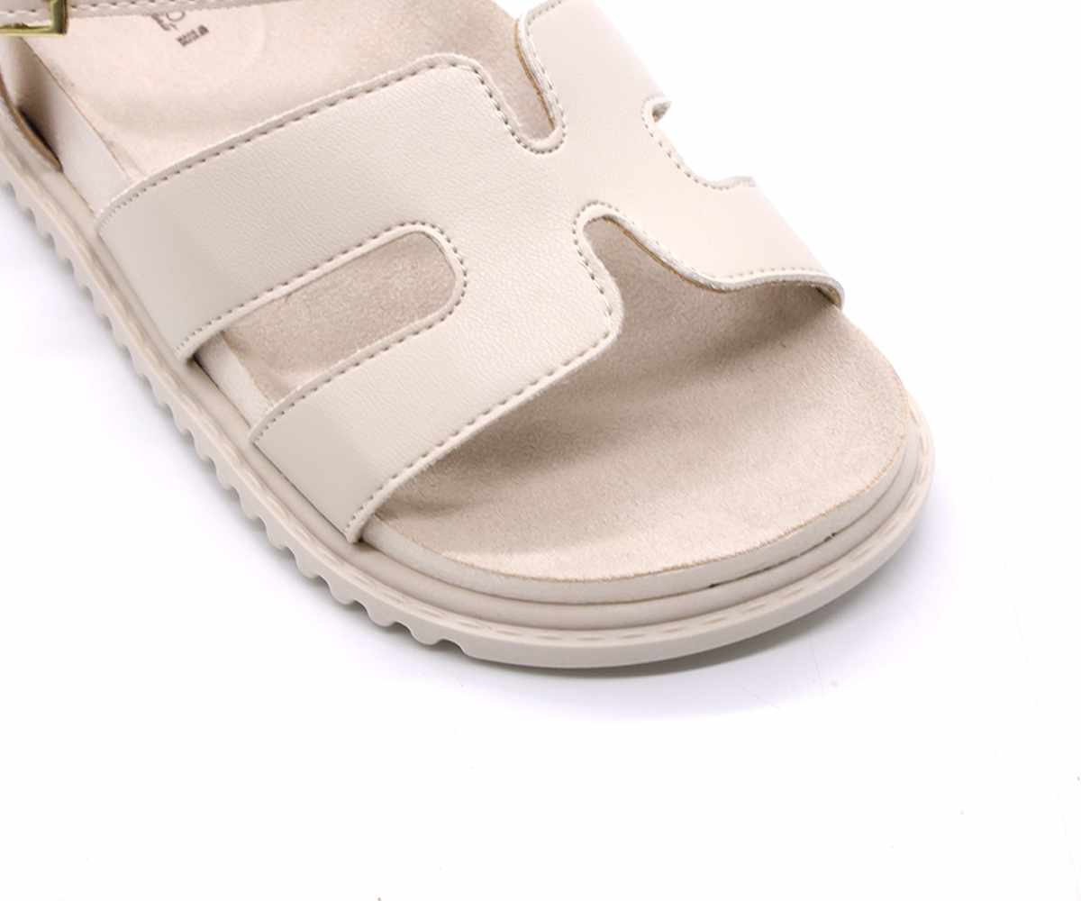 BR White Cutout Sandal