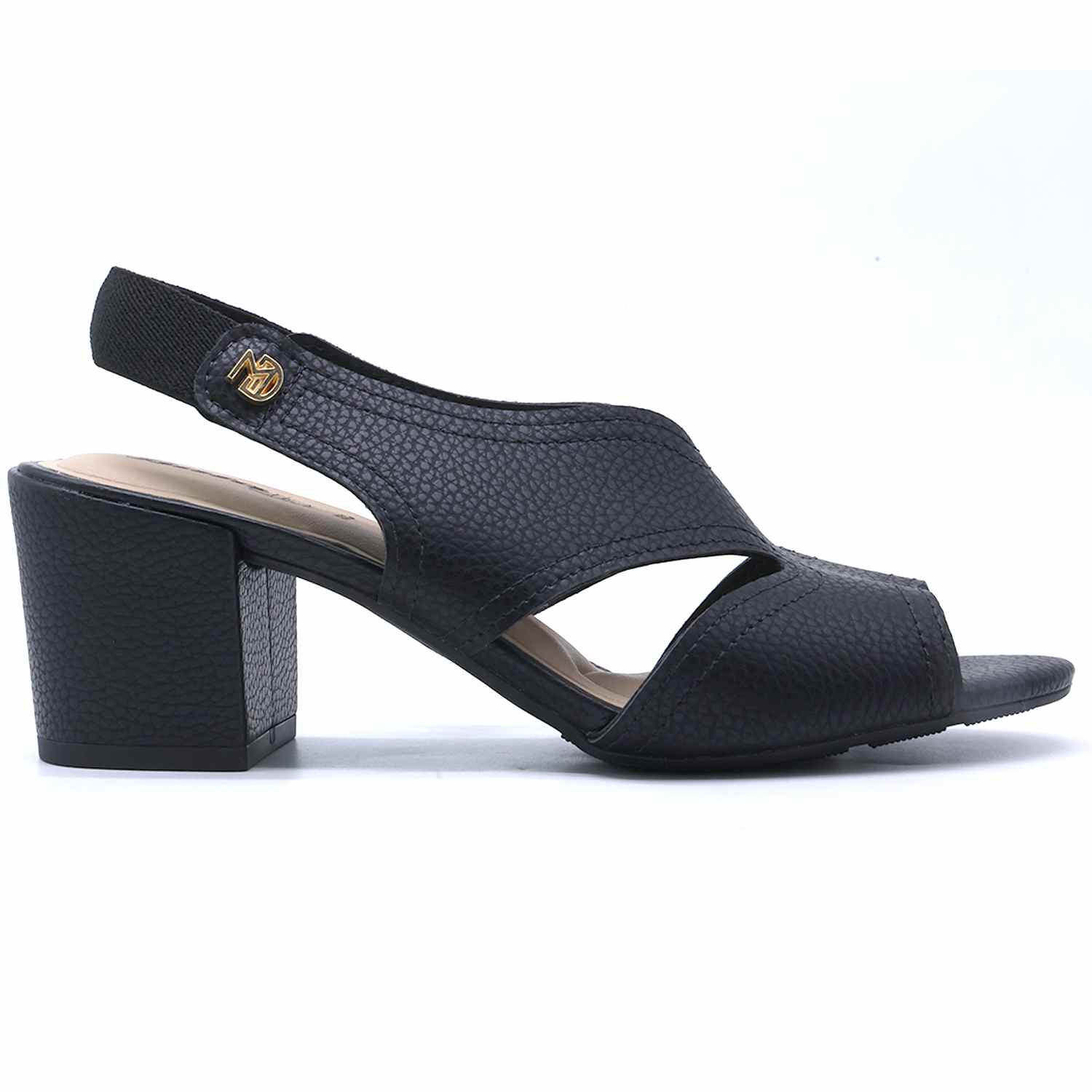 BR Black V-Cut Sandal