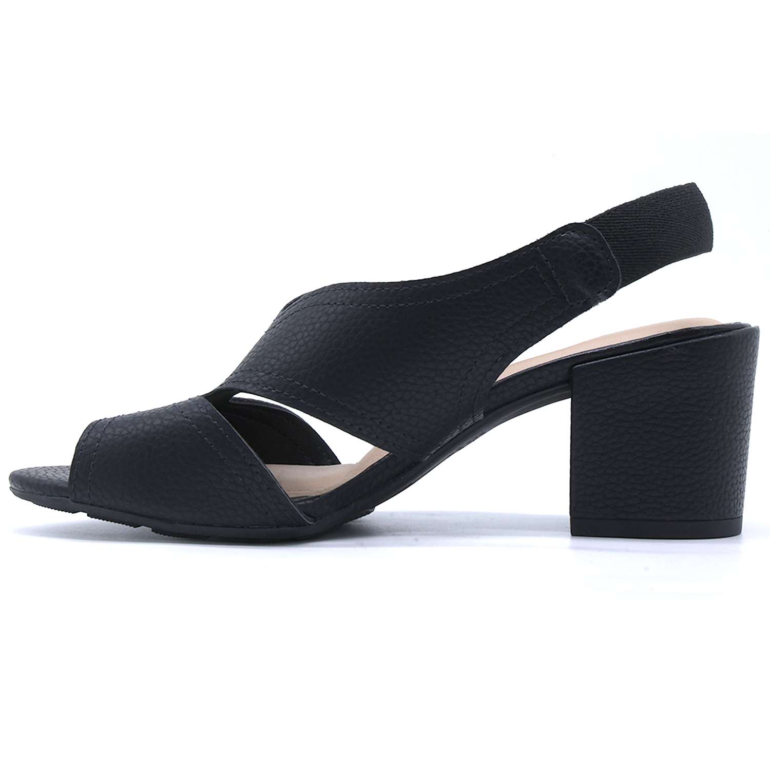 BR Black V-Cut Sandal