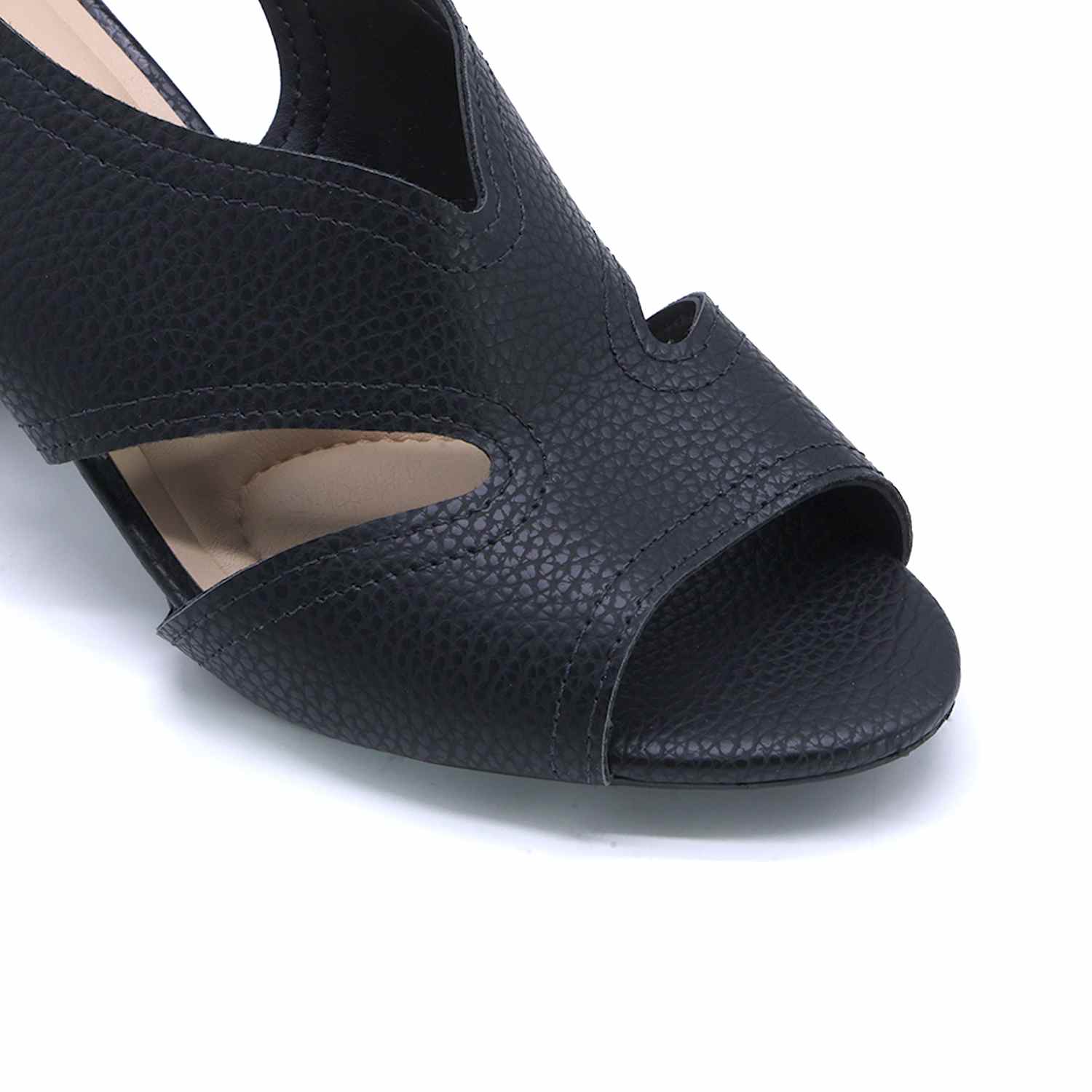 BR Black V-Cut Sandal