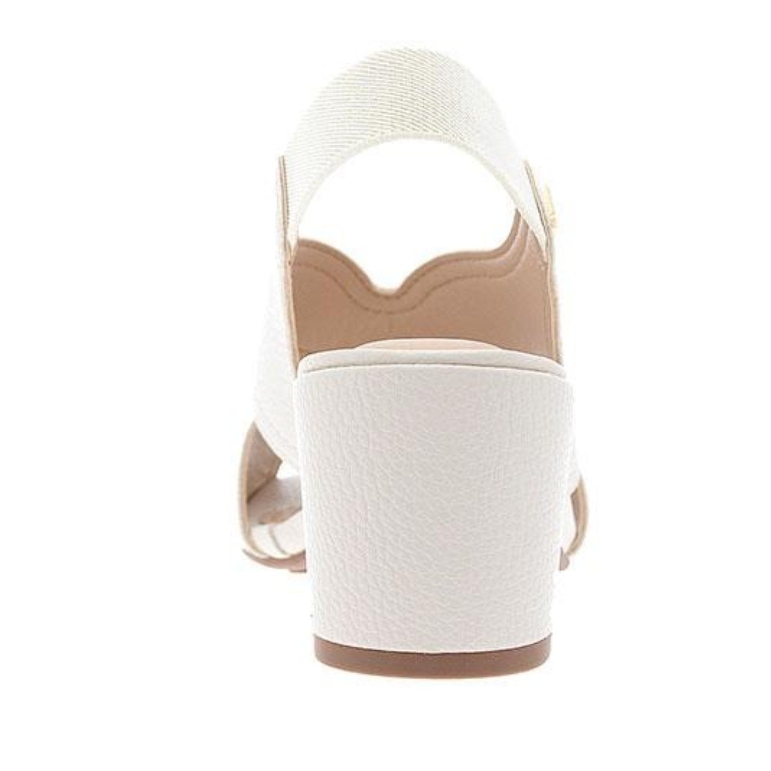 BR White V-Cut Sandal