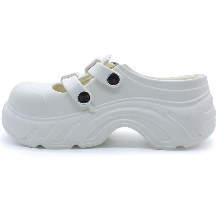 Chunky White Foam Slides