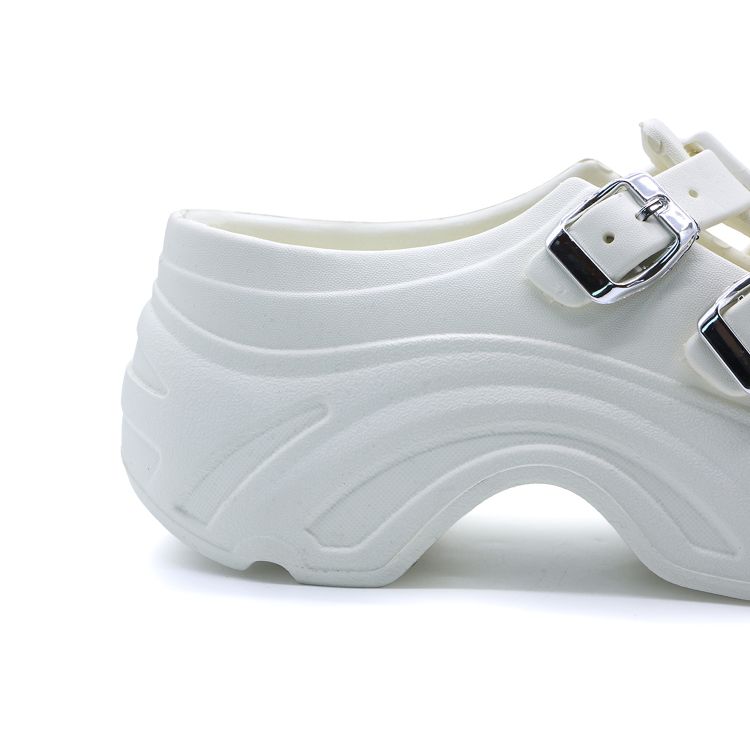 Chunky White Foam Slides