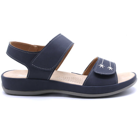 Comfit Navy Velcro Sandal