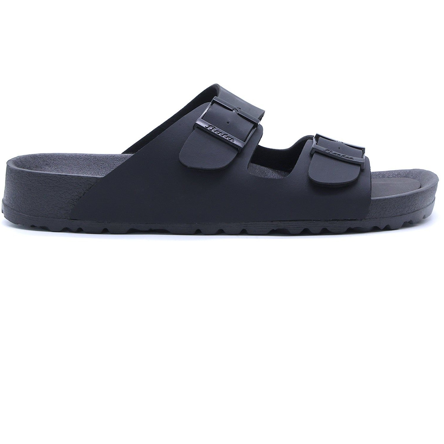 Black Flexi Slides