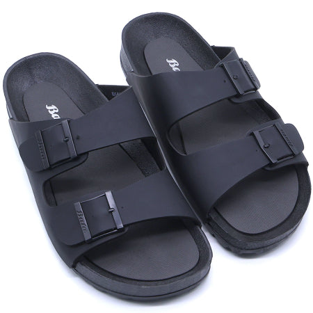 Black Flexi Slides