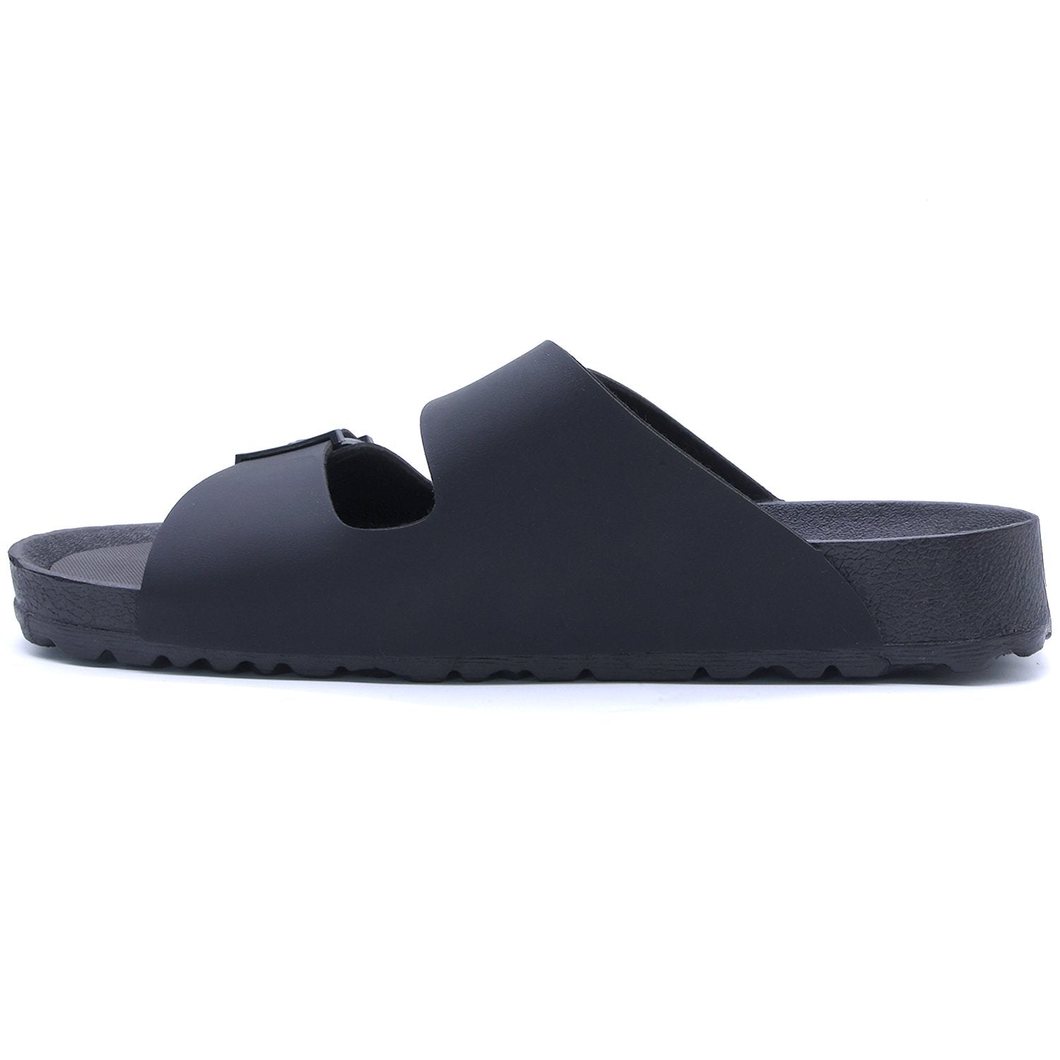 Black Flexi Slides