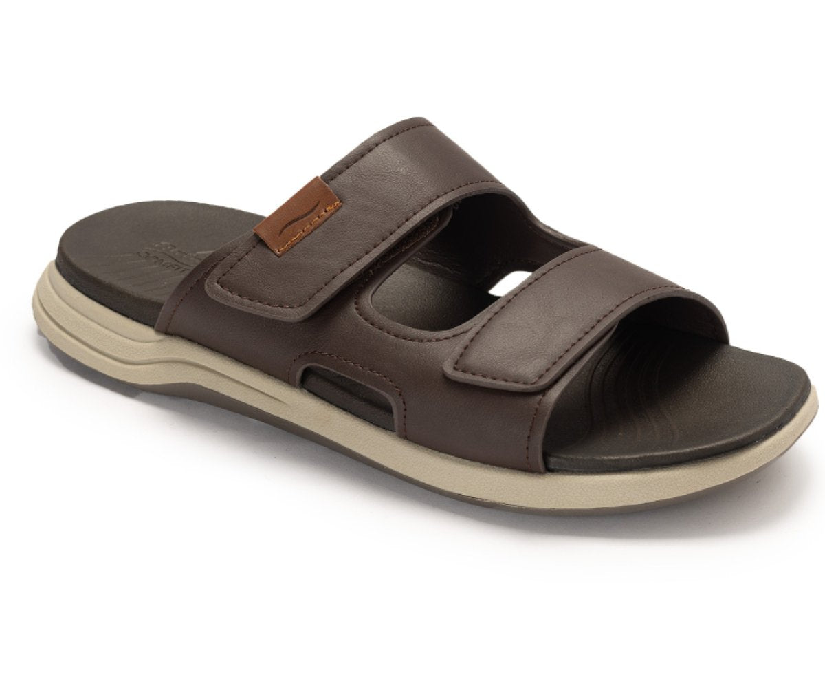 Comfit Naturfit Brown Duo Slides