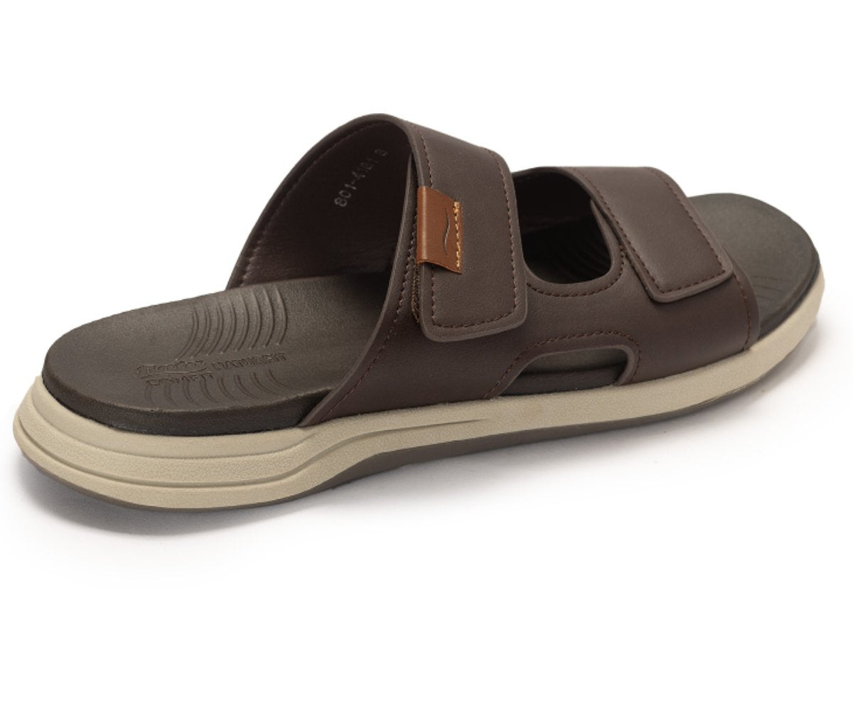 Comfit Naturfit Brown Duo Slides