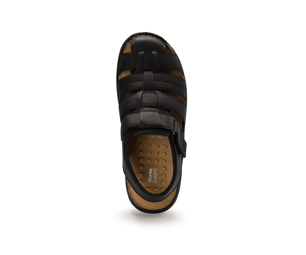 Comfit Wellness Black Sandals