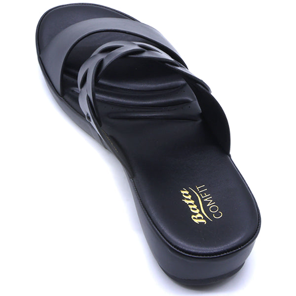 Comfit Braided Black Slides