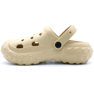 Kids Beige Foam Clogs