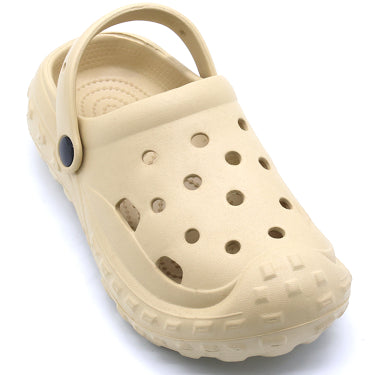 Kids Beige Foam Clogs