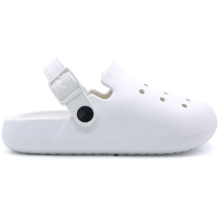 Kids White Everyday Clogs
