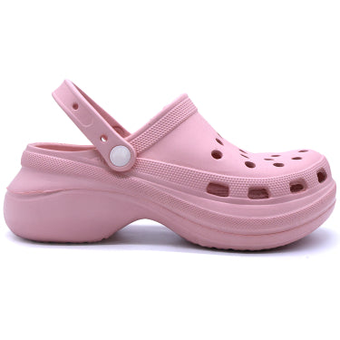 Chunky Pink Foam Clogs