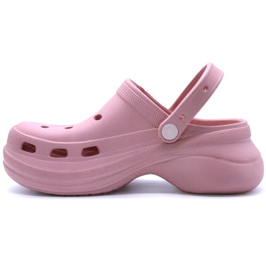 Chunky Pink Foam Clogs