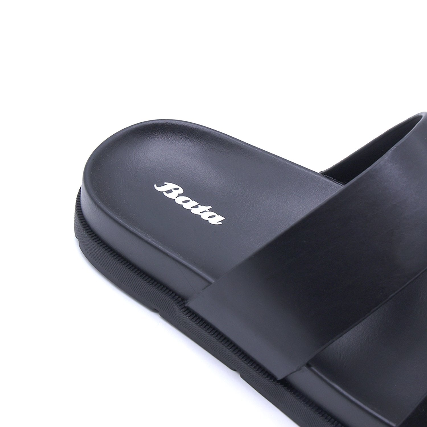 BLACK DOUBLE-STRAP SLIDES