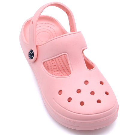Kids Pink Foam Clogs