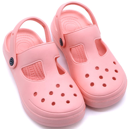 Kids Pink Foam Clogs