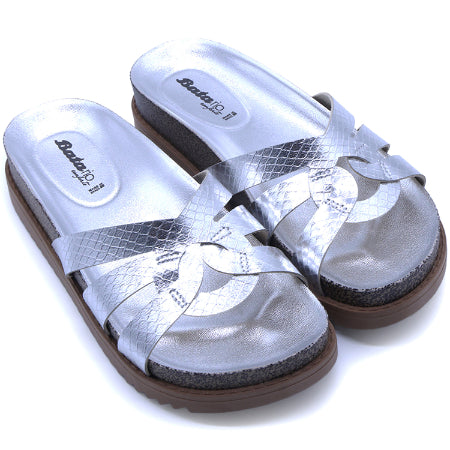 BR Silver Printed Cork Slides