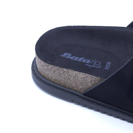 BR Black Nubuck Slides