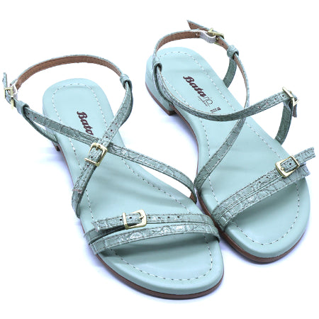 BR Strappy Printed Mint Sandals
