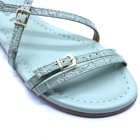 BR Strappy Printed Mint Sandals