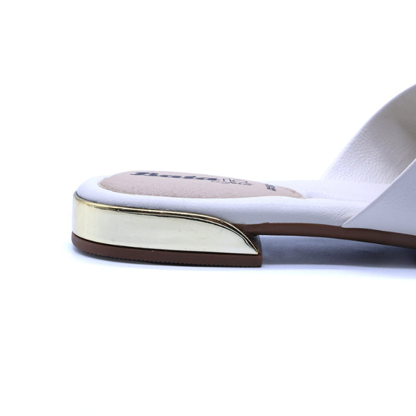 BR Gold Trim White Slide