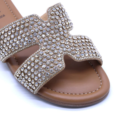 BR Embellished Cut-Out Slide
