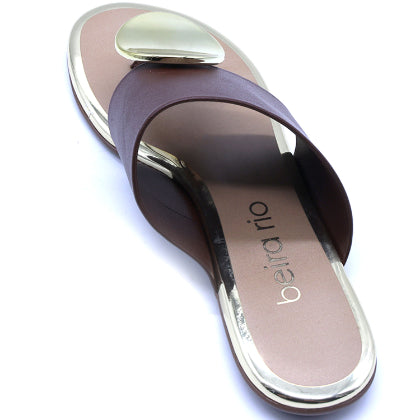 BR Brown Gold Charm Slide