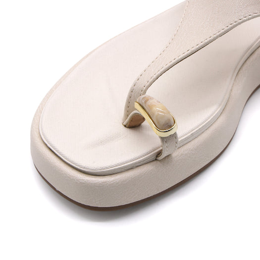 BR White Pearl Sandal