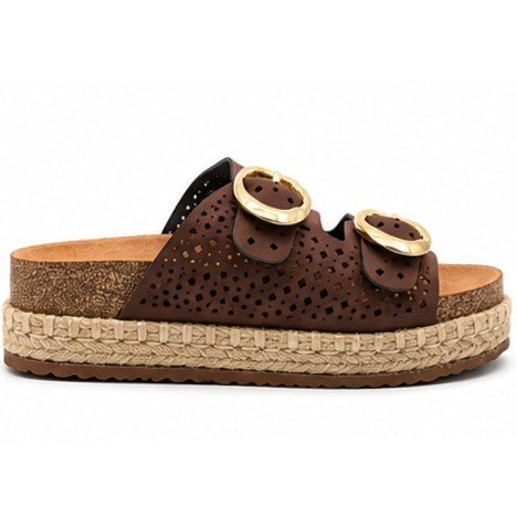 BR Brown Perforated Cork Slide
