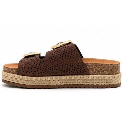 BR Brown Perforated Cork Slide