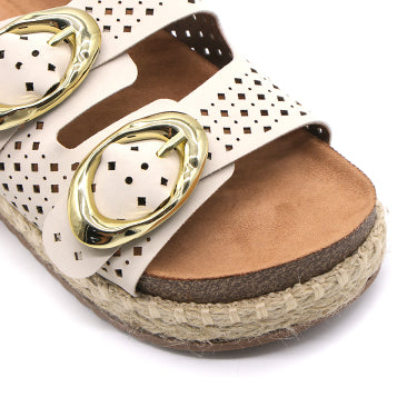 BR White Perforated Cork Slide (