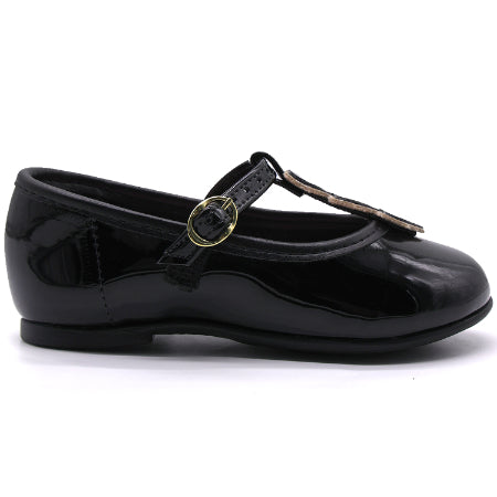 BR GLITTER HEART BLACK MARY JANES