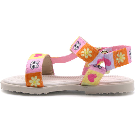 BR BABY GIRL PRINTED SANDALS