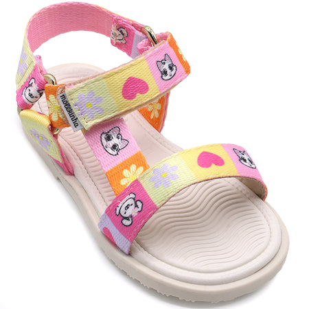 BR BABY GIRL PRINTED SANDALS