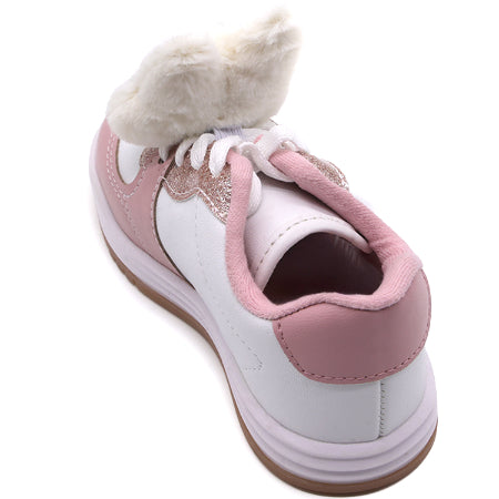 BR Baby Girls Kitty Charm Sneakers